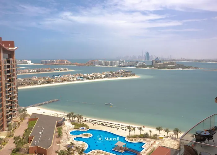 Manzil - 3Br In Palm Jumeirah With Private Beach Access & Sea View