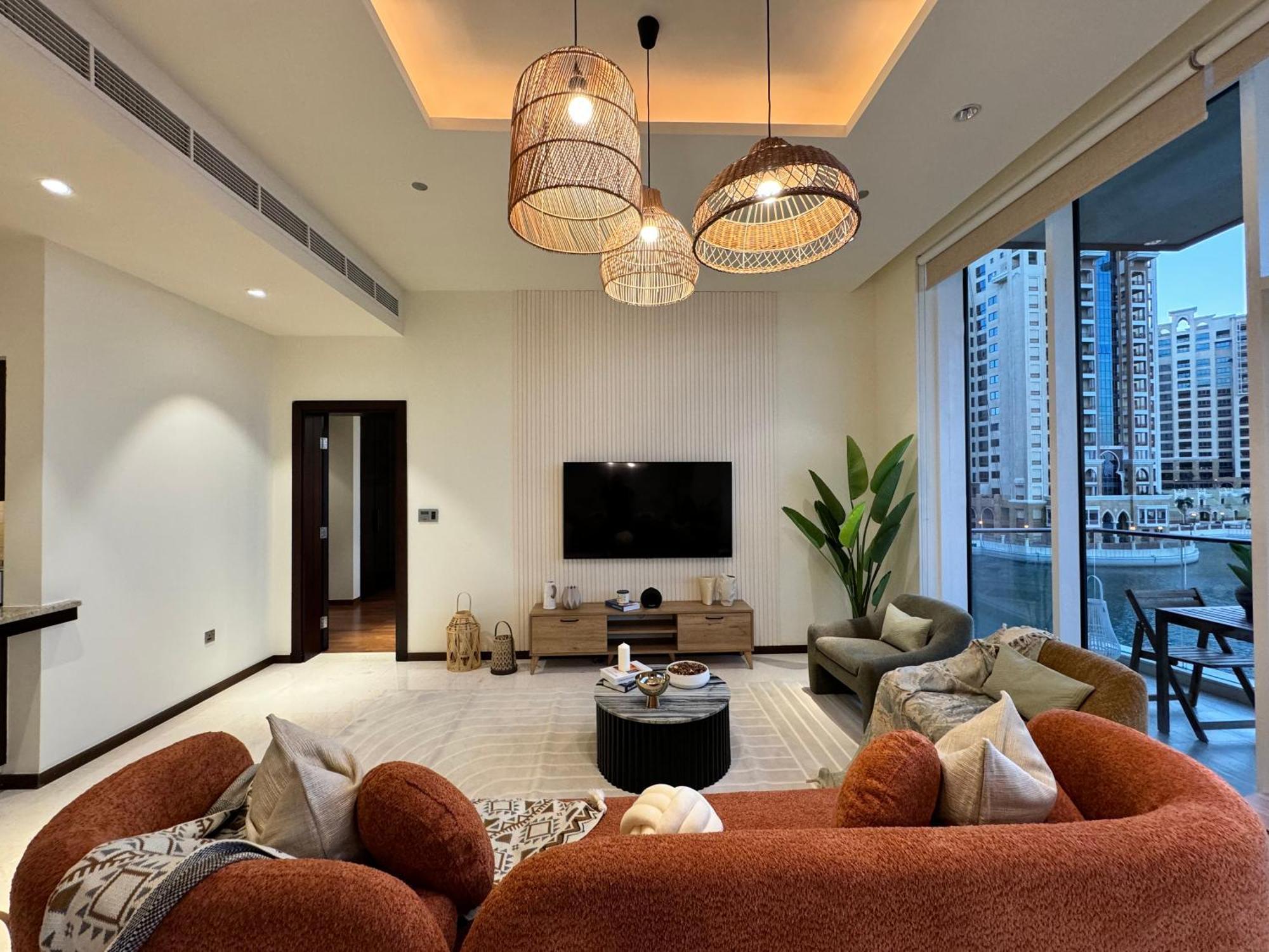 Apartment Manzil - 3br In Palm Jumeirah With Private Access & Sea View *